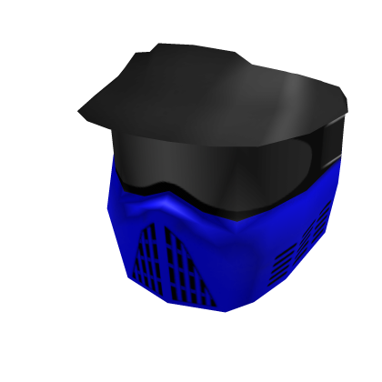 Blue Paintball Mask