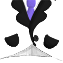 Suit With Purple Tie